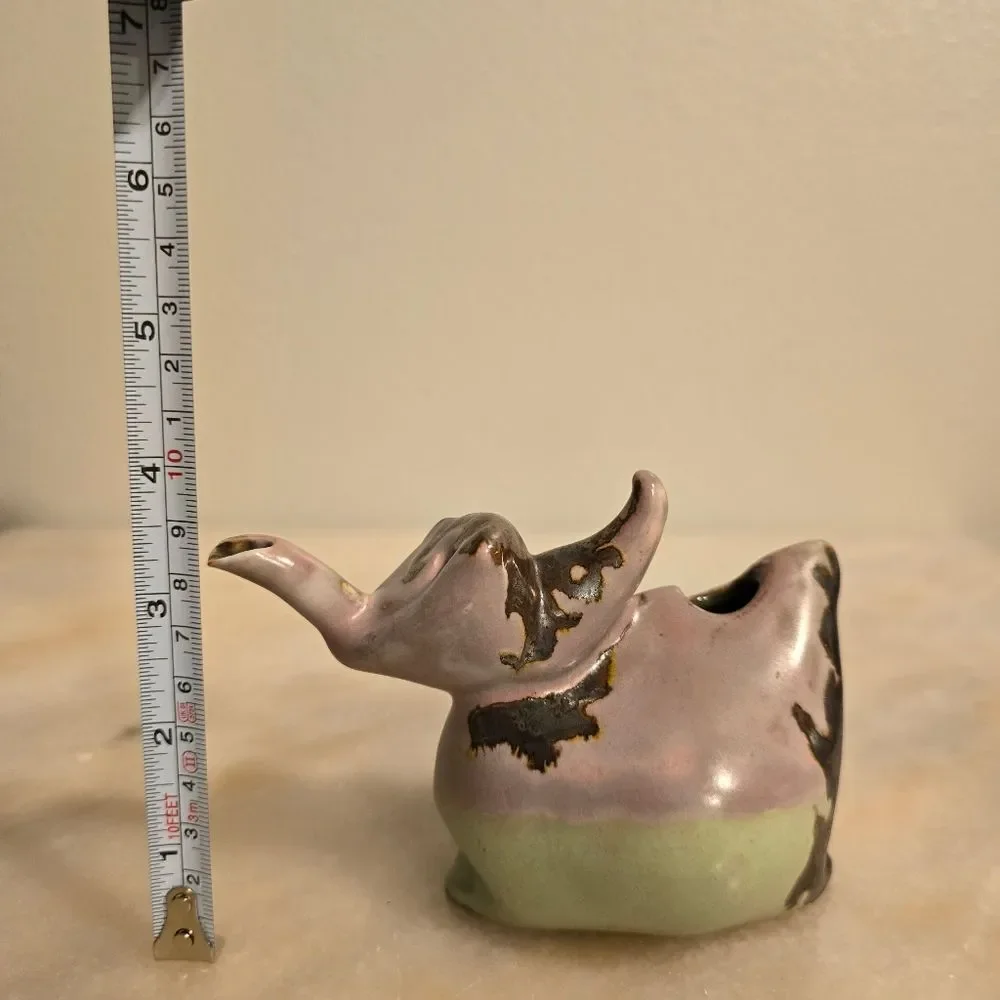Studio Pottery Crazy Teapot Creamer Avant-garde Pitcher